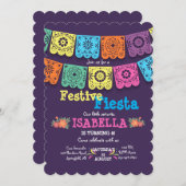 Einladung von Fiesta Flags (Vorne/Hinten)