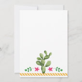 Einladung von Fiesta Gender Neutral Baby Shower (Rückseite)