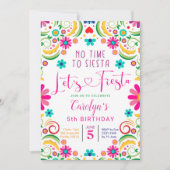 Einladung von Fiesta Girl zum Geburtstag (Vorderseite)