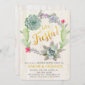 Einladung von Fiesta Succulent Kranz Housewarming (Vorne/Hinten)