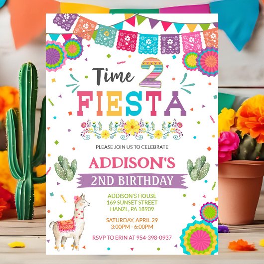 Einladung von Fiesta zum 2. Geburtstag