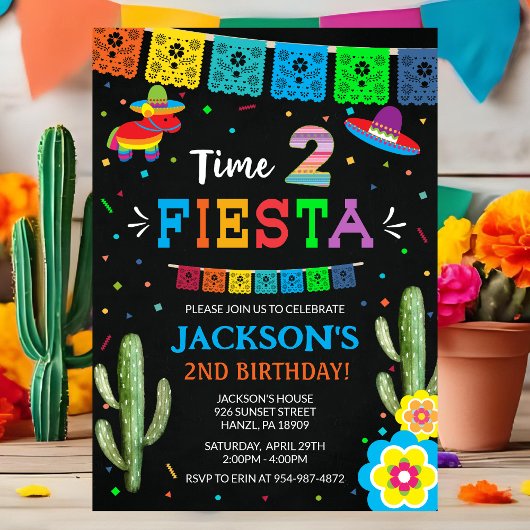 Einladung von Fiesta zum 2. Geburtstag