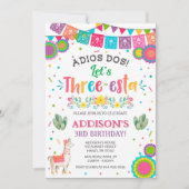 Einladung von Fiesta zum 3. Geburtstag (Vorderseite)