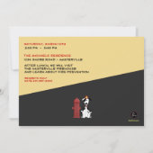 Einladung von Fireman Birthday Party (Rückseite)