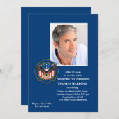 Einladung von Fireman zum Ruhestand (Vorne/Hinten)