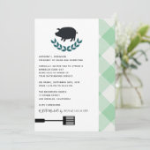 Einladung von Firmengrills (Stehend Vorderseite)