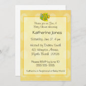 Einladung von Fish Baby Shower (Vorne/Hinten)