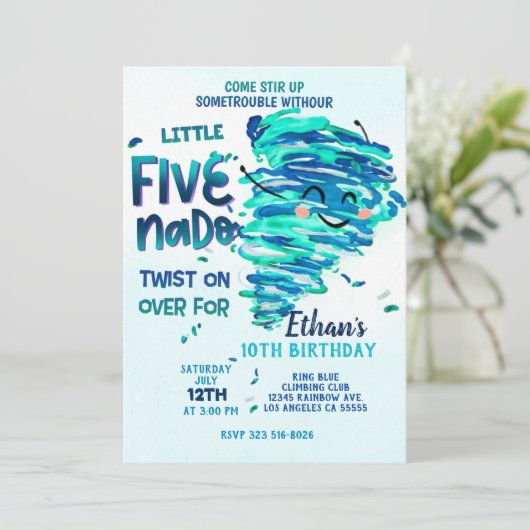 Einladung von Fivenado (Stehend Vorderseite)