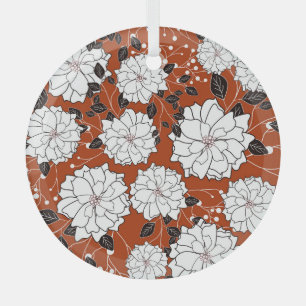 Einladung von Flora: Abstrakte Hochzeit Ornament Aus Glas