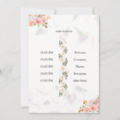 Einladung von Flora Pink zur Hochzeit - Save the D (Rückseite)