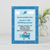 Einladung von Flugzeugführern zum Geburtstag (Stehend Vorderseite)