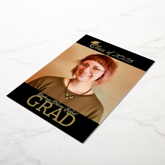 Einladung von Foil Abschluss (Gedreht)