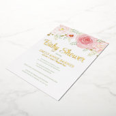 Einladung von Foil Baby Shower (Gedreht)