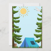 Einladung von Forest Birthday (Rückseite)