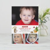 Einladung von Forest Pals Foto (Stehend Vorderseite)