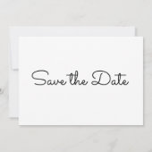 Einladung von Foto Hochzeit (Rückseite)