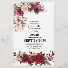 Einladung von Foto Hochzeit Briefpapier