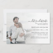 Einladung von Foto Wedding Engagement Party (Vorderseite)