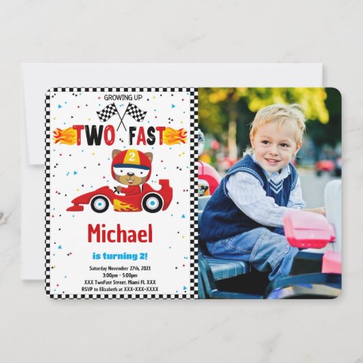 Einladung von Fotos (Vorderseite)