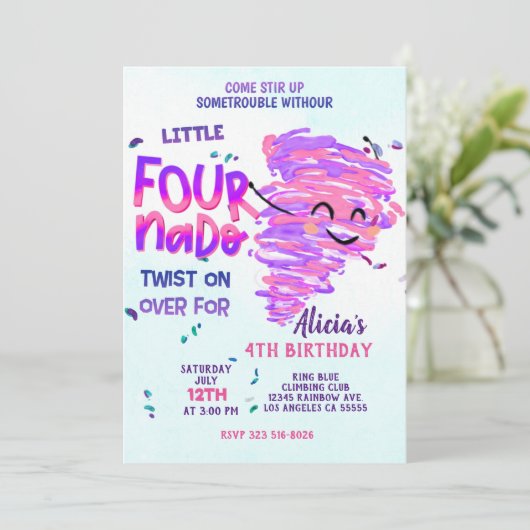 Einladung von Fournado (Stehend Vorderseite)