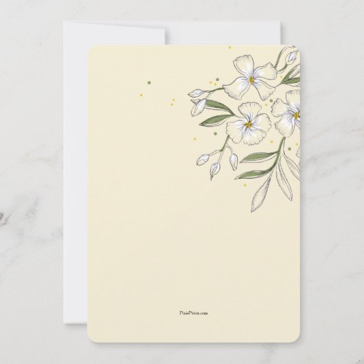 Einladung von Fragrant Jasmine (Rückseite)