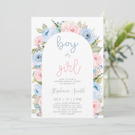 Einladung von Frau Boho Arch (Stehend Vorderseite)