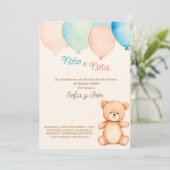 Einladung von Frauen in Spanisch (Stehend Vorderseite)