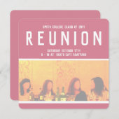 Einladung von Frauen zu Veranstaltungen in Rosa un (Vorne/Hinten)