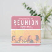 Einladung von Frauen zu Veranstaltungen in Rosa un (Stehend Vorderseite)