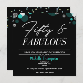 Einladung von Frauen zum 50. Geburtstag