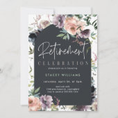 Einladung von Frauen zum Ruhestand, bearbeitbare V (Vorderseite)