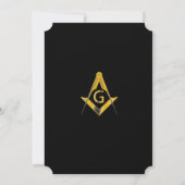 Einladung von Freemason Birthday (Rückseite)