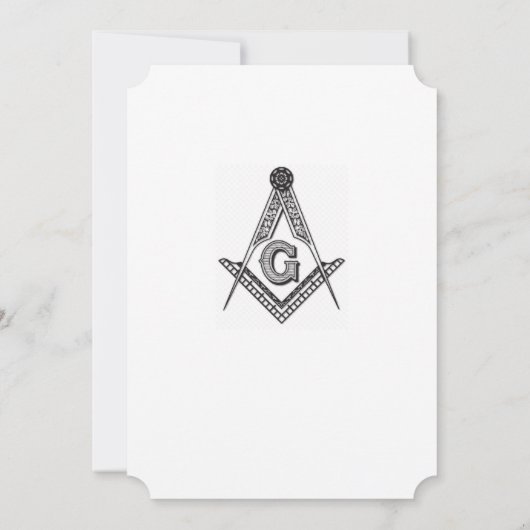 Einladung von Freemason Birthday (Rückseite)