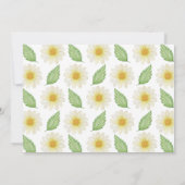 Einladung von Fresh Daisy Floral (Rückseite)