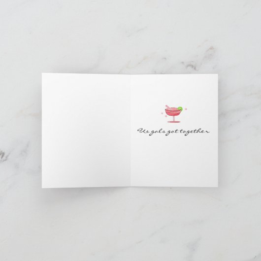 Einladung von Freundinnen (Innenseite)