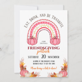 Einladung von Friendsgiving Potluck