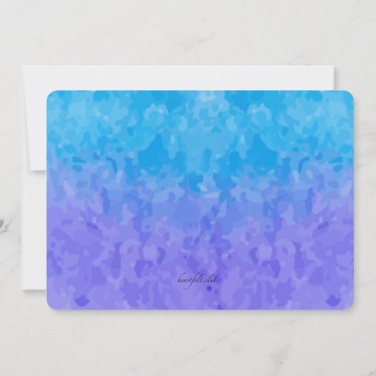 Einladung von Friseursalon-Elementen (Rückseite)