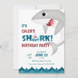 Einladung von Fun Shark Birthday