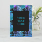 Einladung von Funky Halftone Zine Style (Stehend Vorderseite)