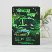 Einladung von Gamer Truck (Stehend Vorderseite)