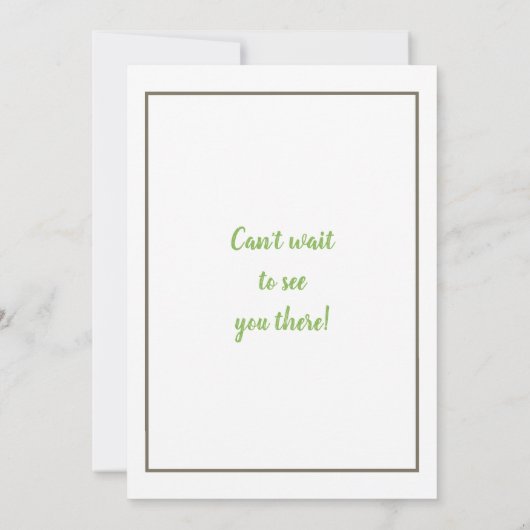 Einladung von Gänseschwamm (Rückseite)