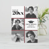 Einladung von Garnet & Gold, Matte 7" x 5" Karte (Stehend Vorderseite)