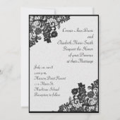 Einladung von Gay Lesbian zur Hochzeit mit zwei Br (Rückseite)