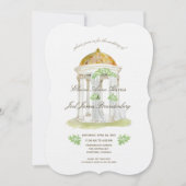 Einladung von Gazebo zur Hochzeit (Vorderseite)