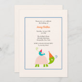 Einladung von Geburtstagsfreunden (Vorne/Hinten)