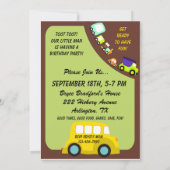 Einladung von Geburtstagspartys für kundenspezifis (Rückseite)