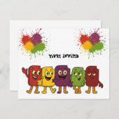 Einladung von gefrorenen Freunden (Vorne/Hinten)