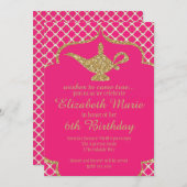 Einladung von Genie Lamp (Vorne/Hinten)