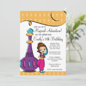 Einladung von Genie und Lamp (Stehend Vorderseite)