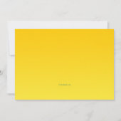 Einladung von geschnittenem Obst (Rückseite)